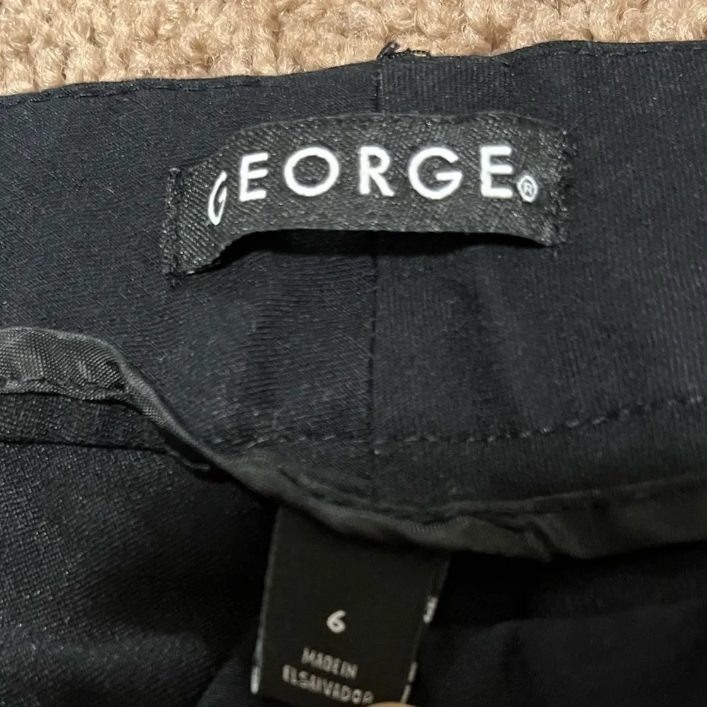 George Black Dress Pants Size 6 - Image 3