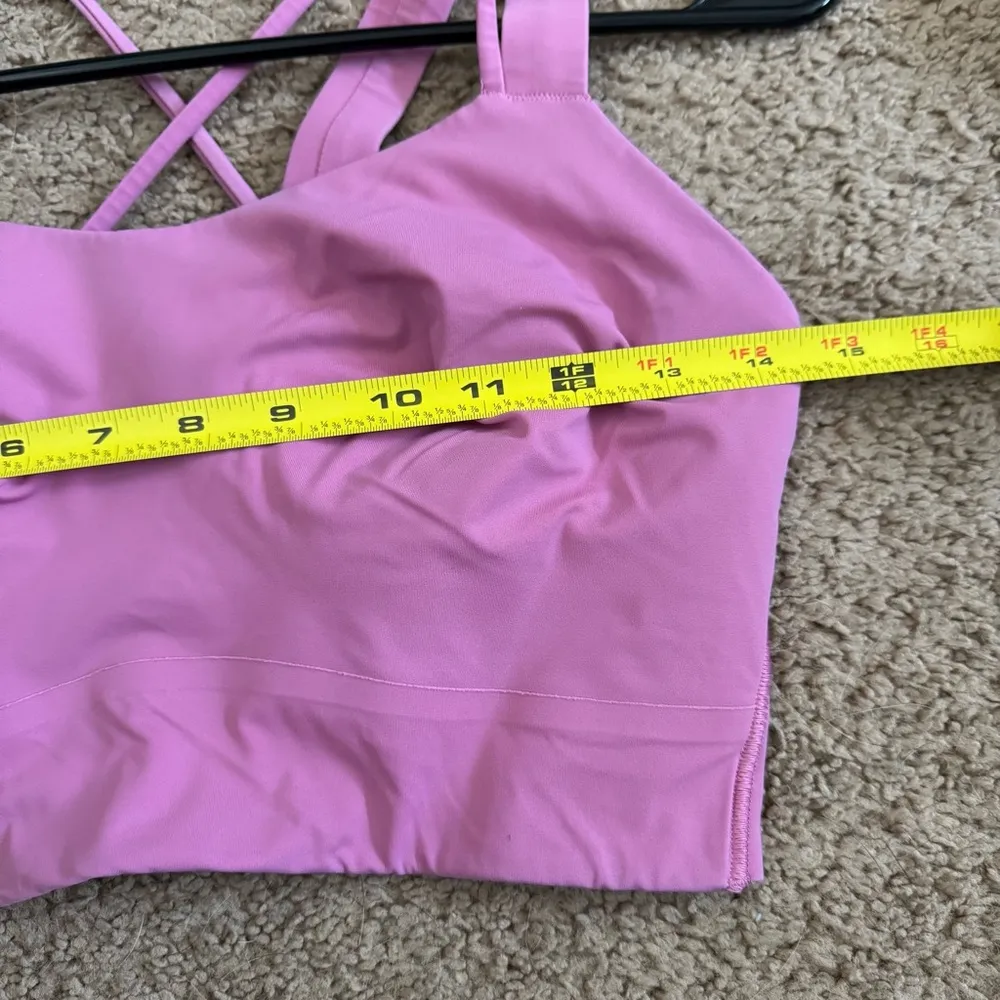 Lululemon Pink Like a Cloud Longline Bra Light Support - Image 7