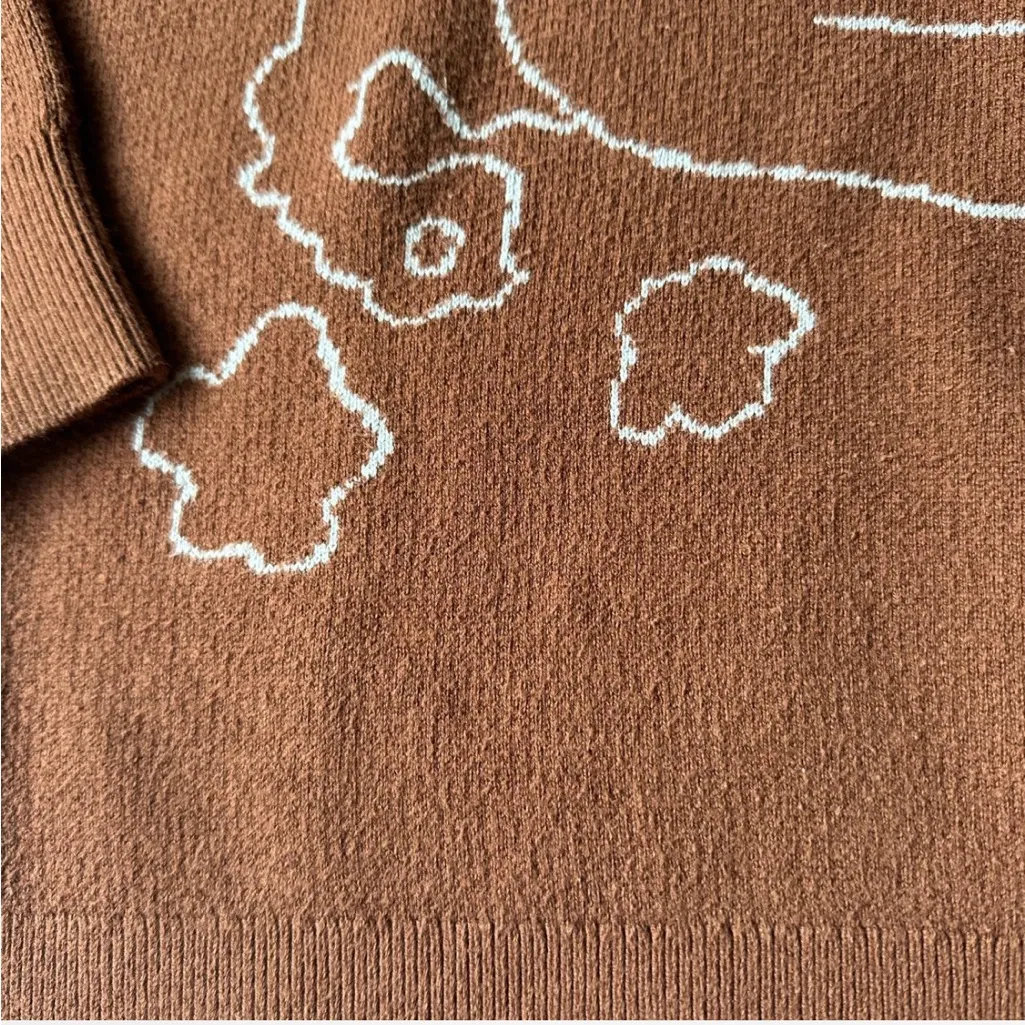 Aritzia TNA brown elephant sweater Size L - Image 8