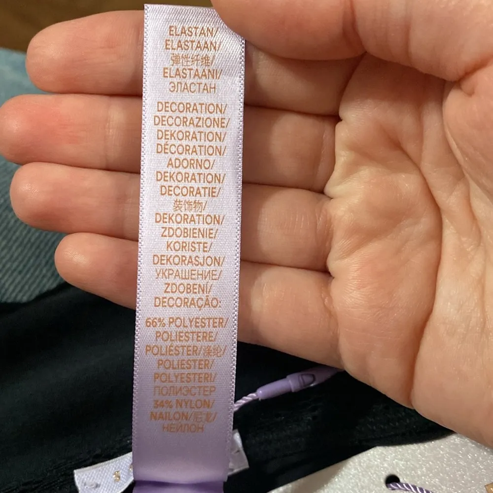 Savage Fenty by Rihanna lace inset jersey knit thin strap cropped camisole sz S - Image 10