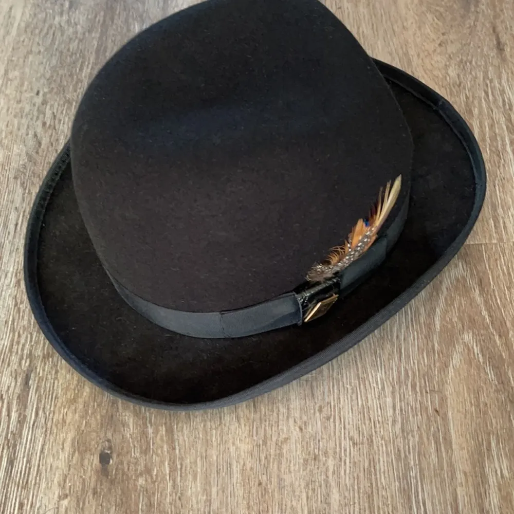 Wool Fedora by Stacy Adam’s Black - Image 2