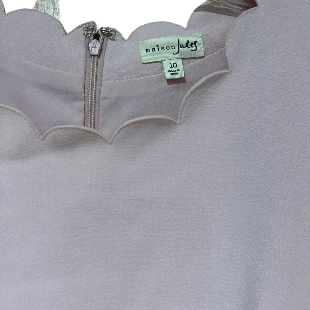 Maison Jules Dusty Pink Dress Women’s Size 10 - Image 3