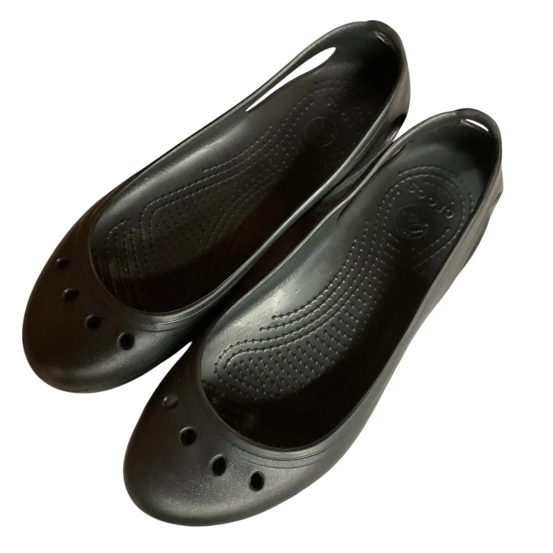 Crocs Women's Kadee Ballet Flats Slip On Closed Toe Comfort Shoes Black‎ Size 7 - Image 6