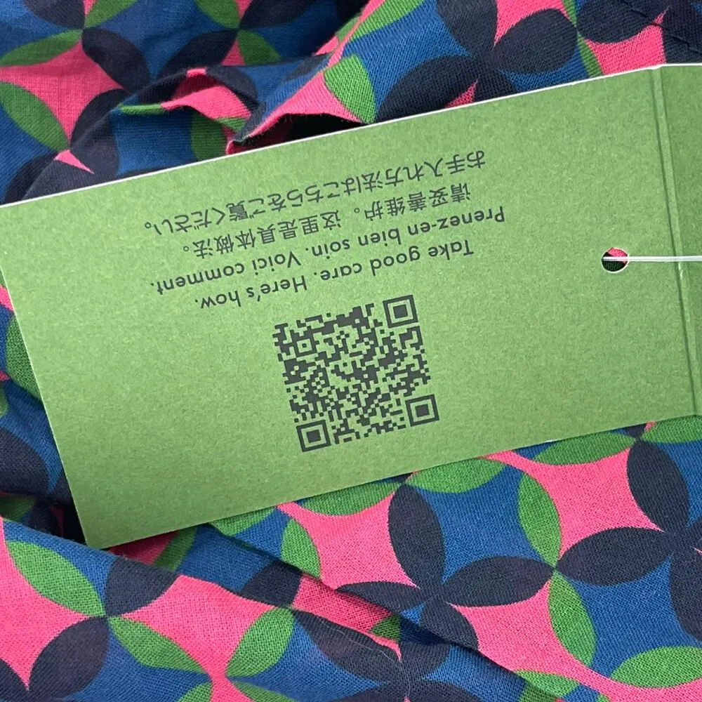 KATE SPADE Tunic Coverup Size Extra Small Pink Cloud Beach Swim Travel Vaca NWT - Image 5