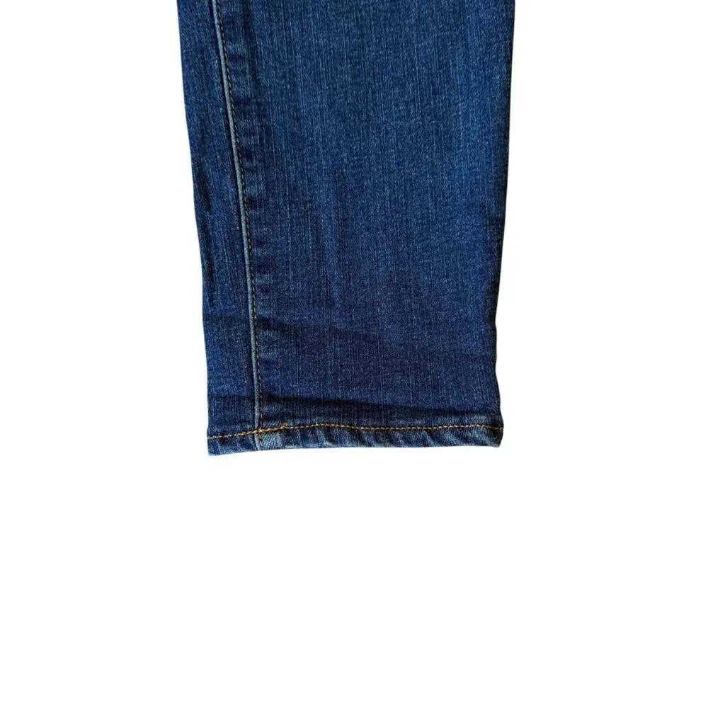 J. Crew 29/8 medium wash stretchy button zip five pocket skinny jeans - Image 6