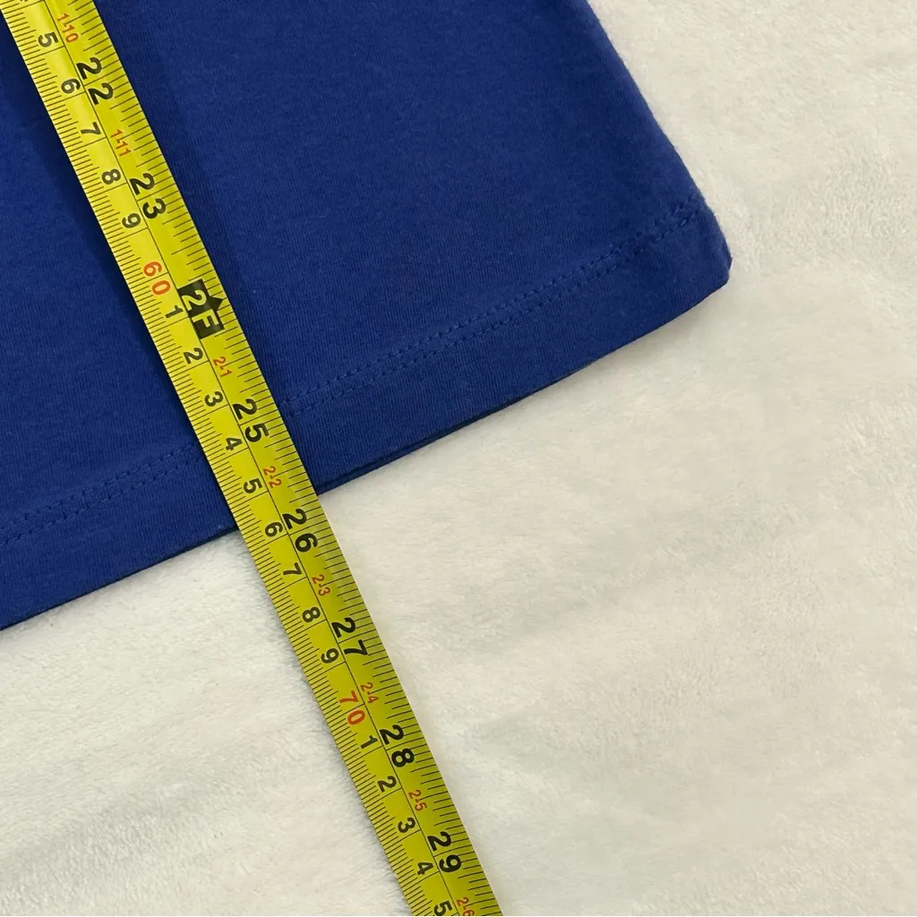 New York Mets MLB Baseball Blue Graphic Logo Short Sleeve Tee Shirt Women’s 1X - Image 5