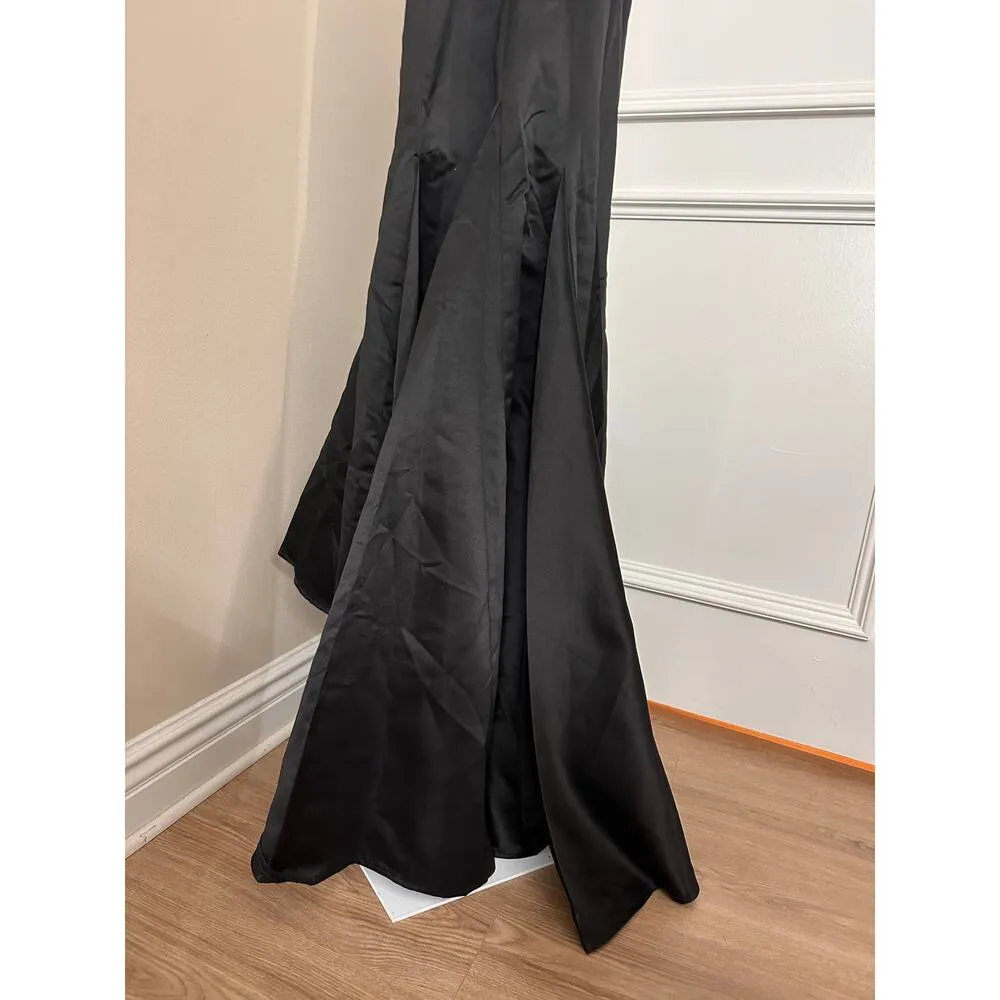 NEW NWT Mac Duggal Ieena Black Strapless Bow Mermaid Gown size 6 - Image 10