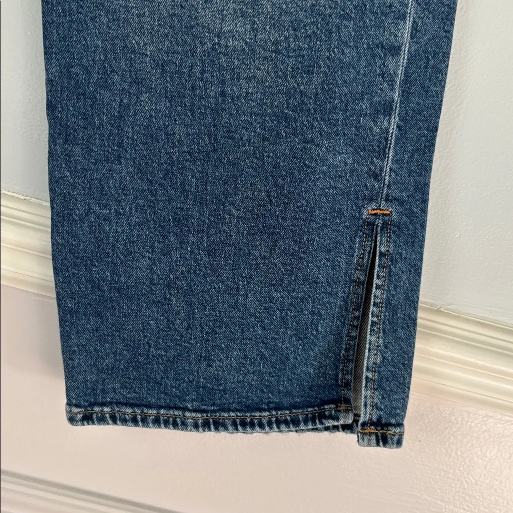 GAP 90s Loose High Rise Relaxed Fit Blue Jeans Size 10 Petite Retro Vintage - Image 5