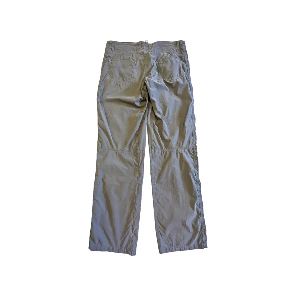 KUHL Kendra Hiking Pants Khaki Green Gray Womens 10 Camping Outerwear Gorpcore - Image 2
