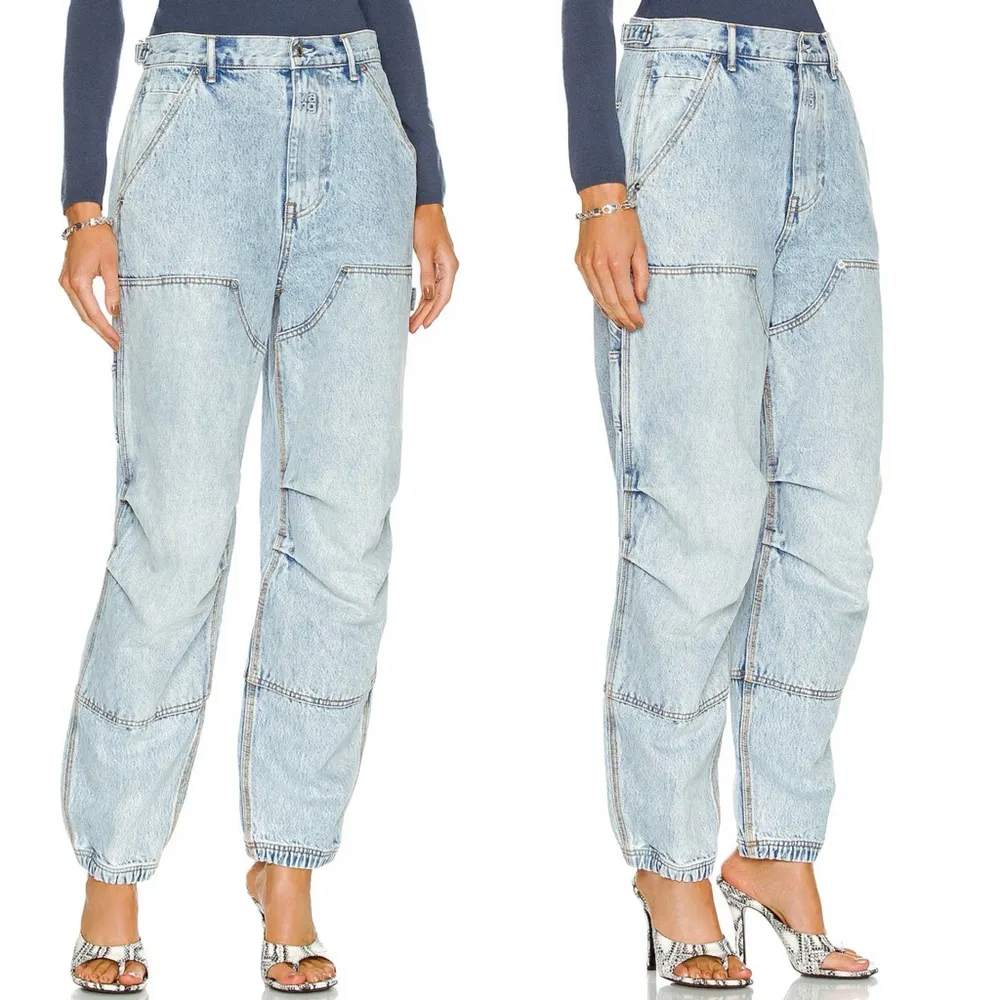 Alexander Wang Double Front Carpenter Jeans in Pebble Bleach - Image 2