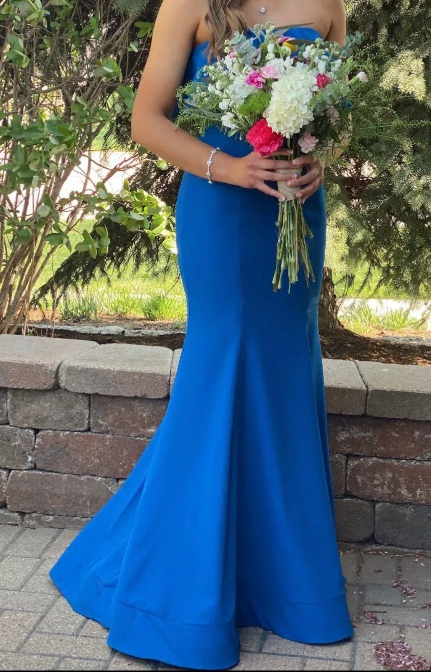 Blue Prom Dress - Image 3
