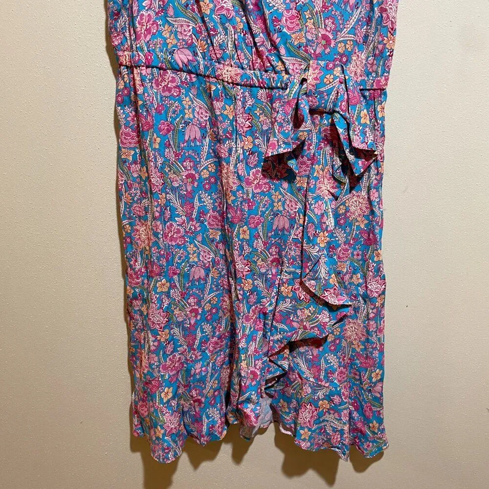 Anthropologie M Plenty by Tracy Reese Printed Botanical Wrap Mini Dress Floral - Image 8