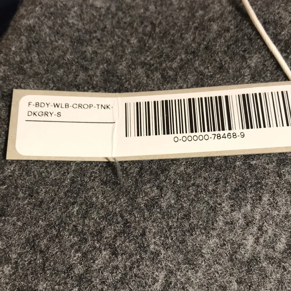 Everlane Cozy Stretch Crop Tank Top Ribbed Wool/Yak/Nylon Dark Grey S NWT - Image 7