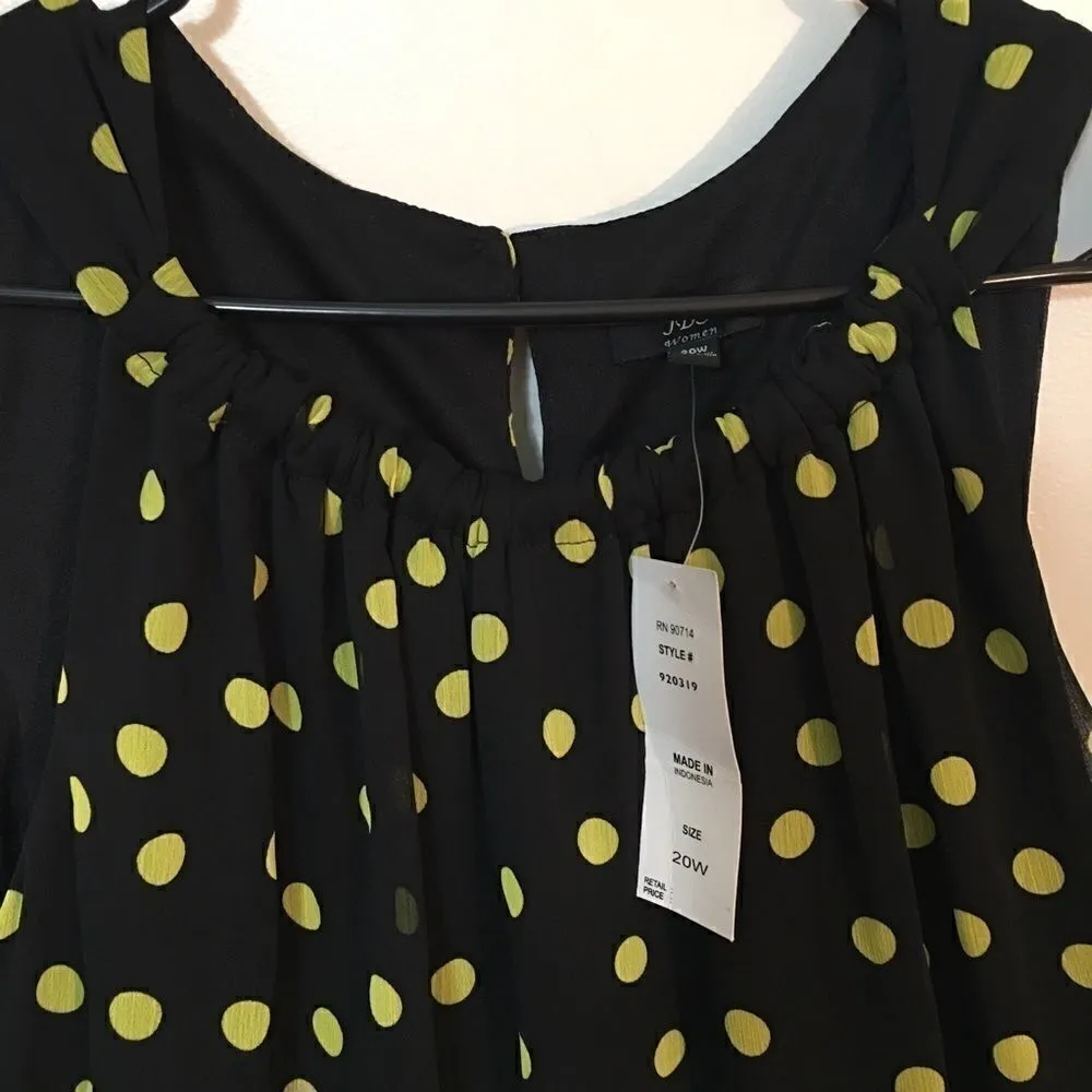 JBS Double layered Chiffon ruffle bottom Dress Black Size undefined - Image 8