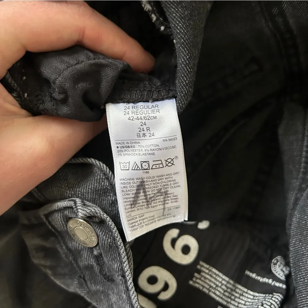 GAP Black Denim Skinny Best Girlfriend Jeans Size 24 - Image 4