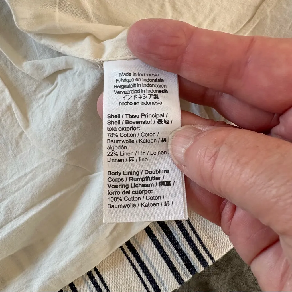 Madewell Crop Cardigan Jacket Zip-Up. Size Small. - Image 13