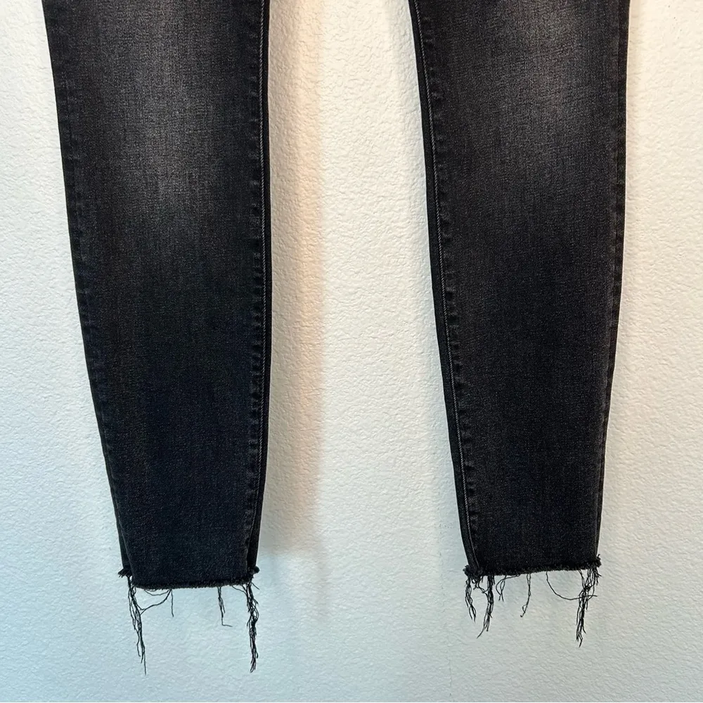 Mother Looker Ankle Fray jeans Night Hawk 27 Black - Image 8