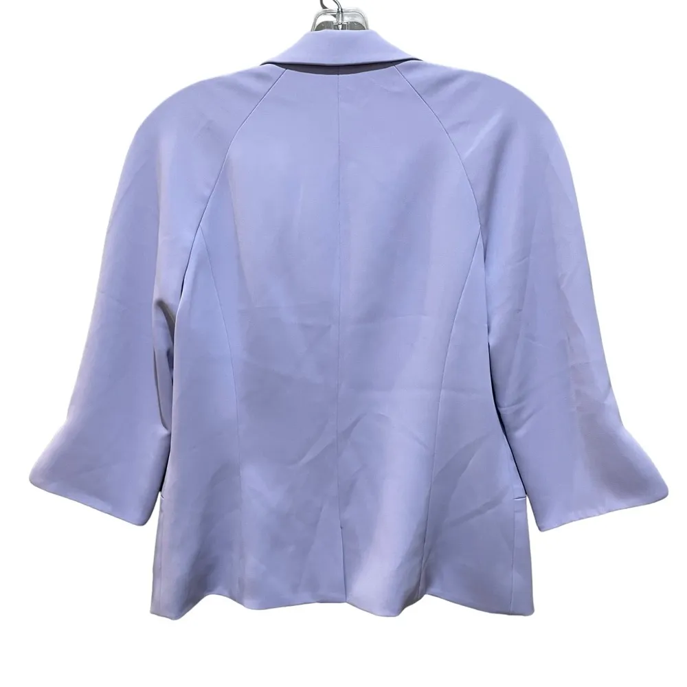 Yansi Fugel Button Up Blazer Jacket Lavender Purple Size 4 - Image 5