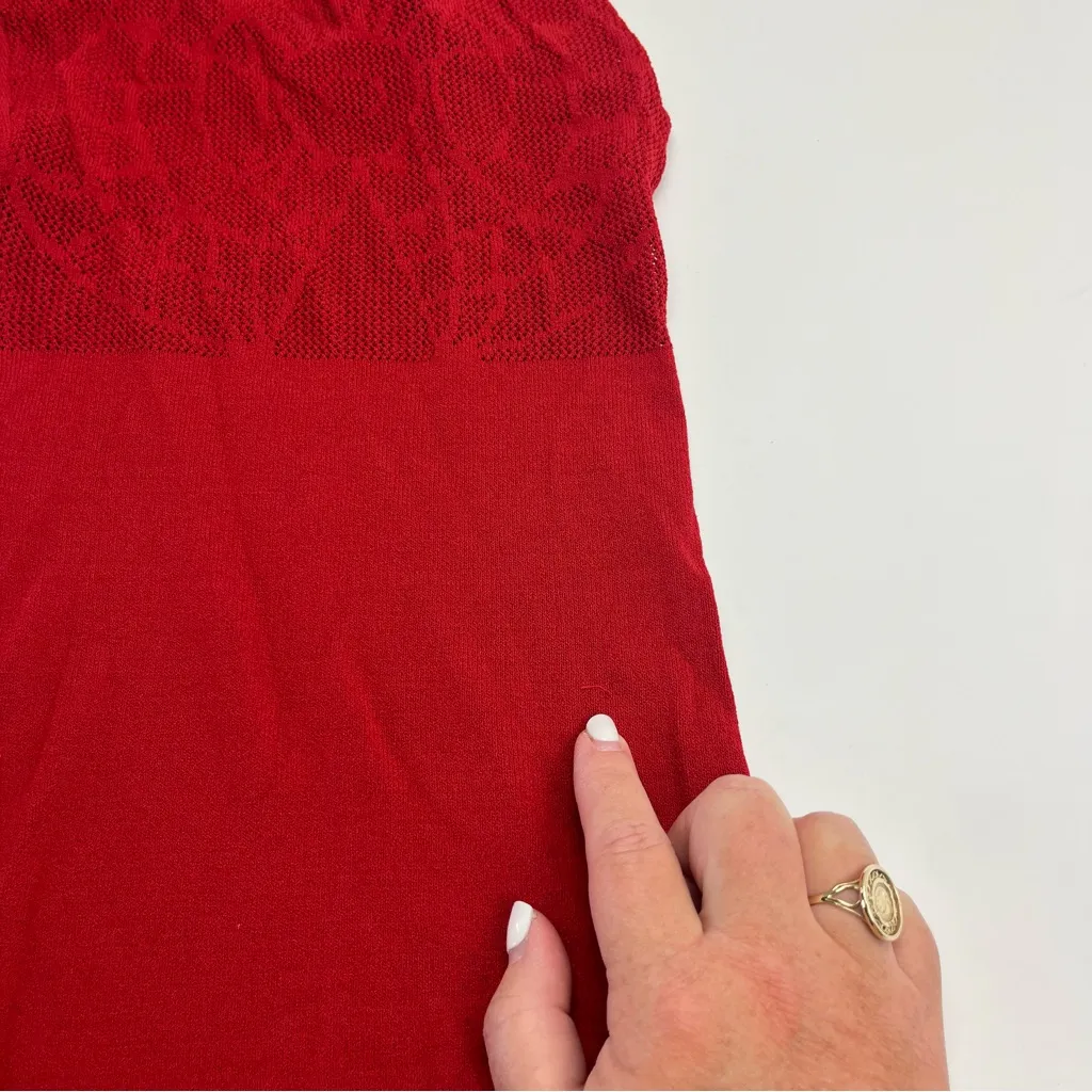 Voight Red Widow Mini Bodycon Dress Made in Hell Size XS / Small One Shoulder - Image 14