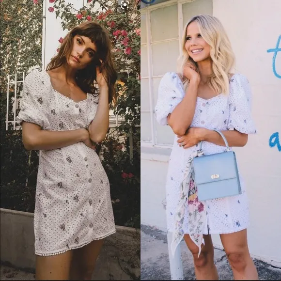 Saylor Dina Embroidered Dress - Image 2