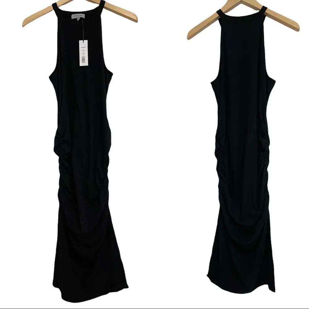 Michael Stars  Halter Midi Dress Black Medium NWT Maternity/ Post Maternity - Image 7
