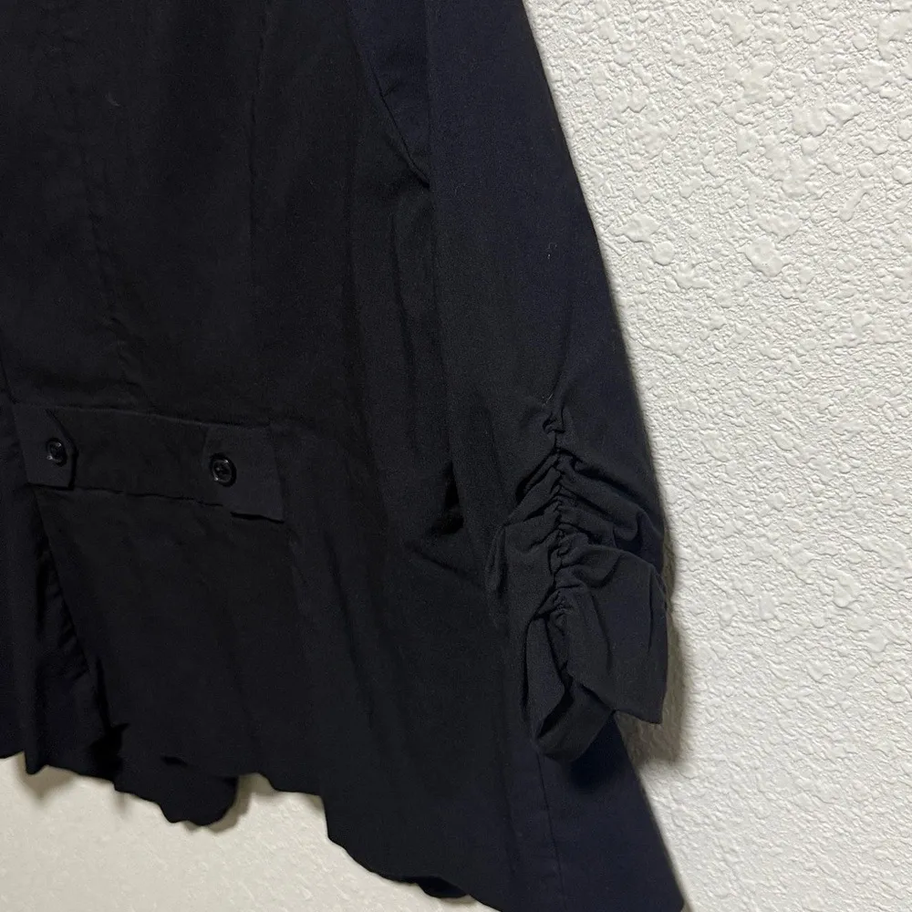 Torrid Black 3/4 Sleeve Blazer Jacket Career Office Plus Size - Image 5