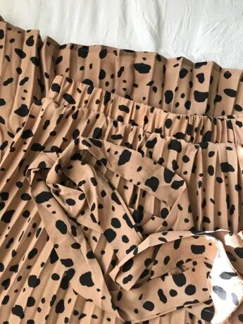 SheIn Leopard Print Pleated Skirt - Image 5