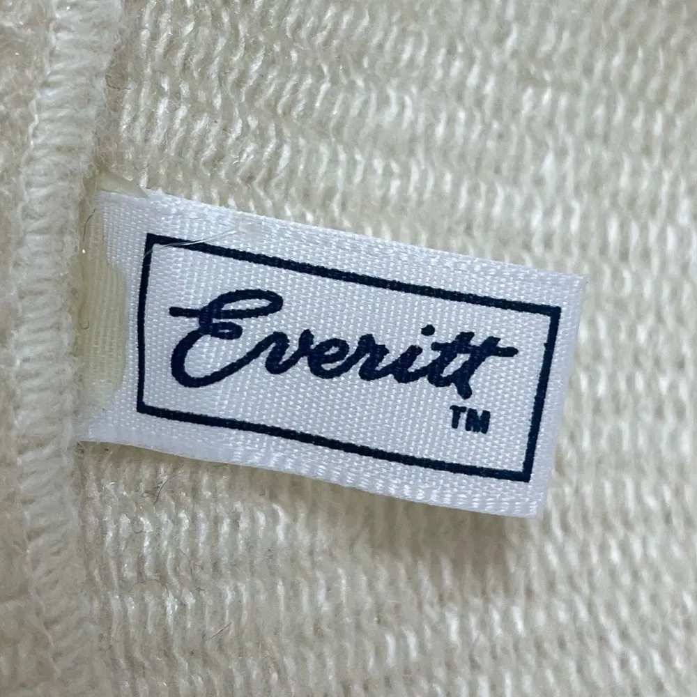 Vintage Made in USA Cotton bucket hat EVERITT Bowler Hat Cream - Image 4