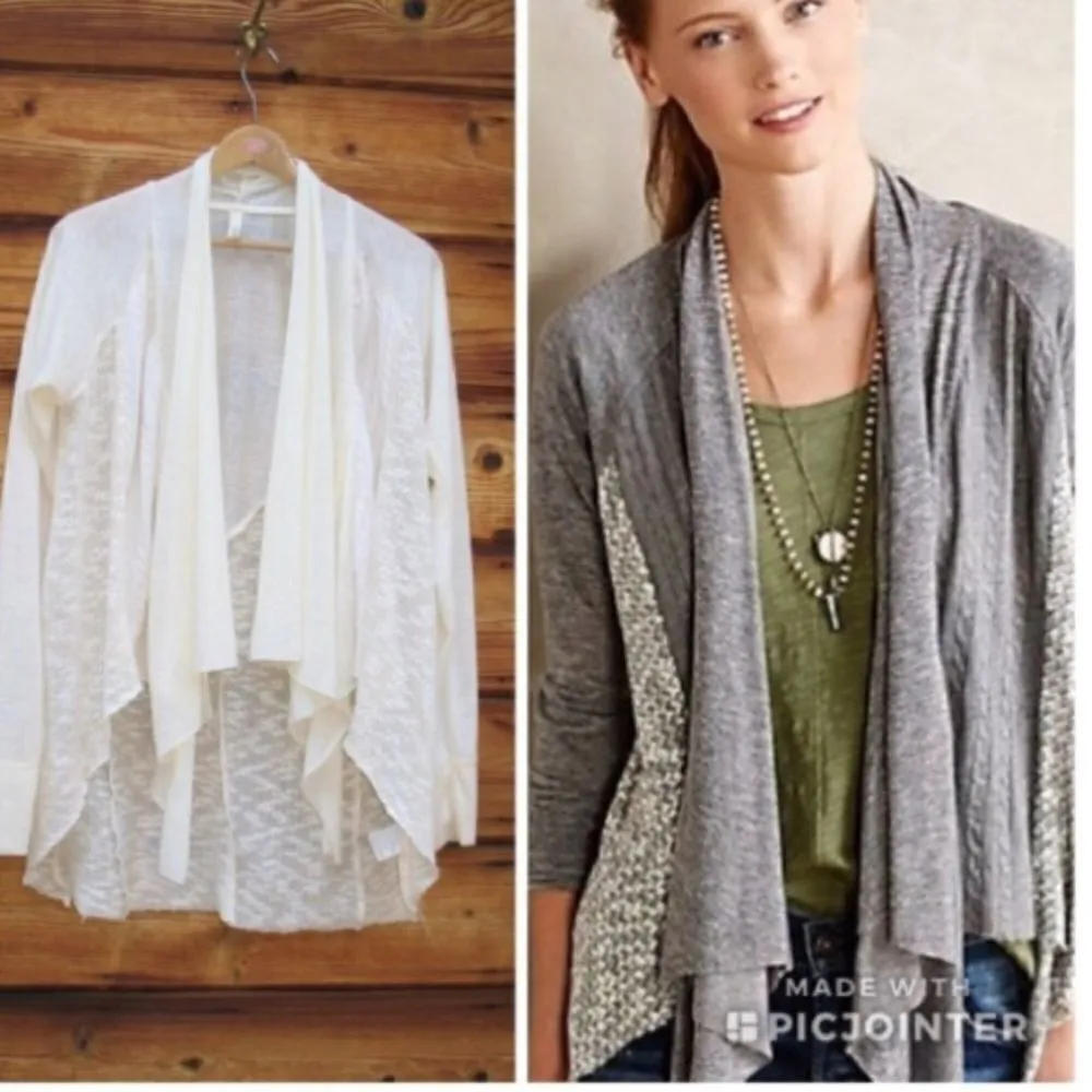 NWOT Anthropologie Tiny Cream Cardigan - Image 2