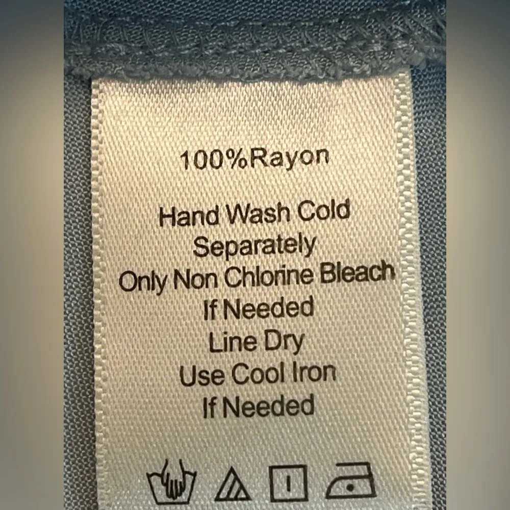 Lark & Ro light blue a line skirt Size L - Image 4