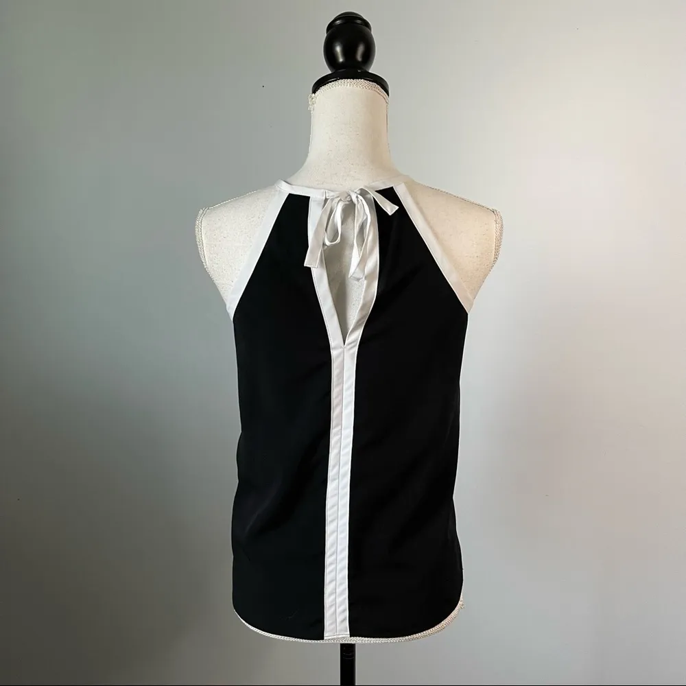 BANANA REPUBLIC FACTORY | Black Modern Tank Top Sz XSP - Image 3