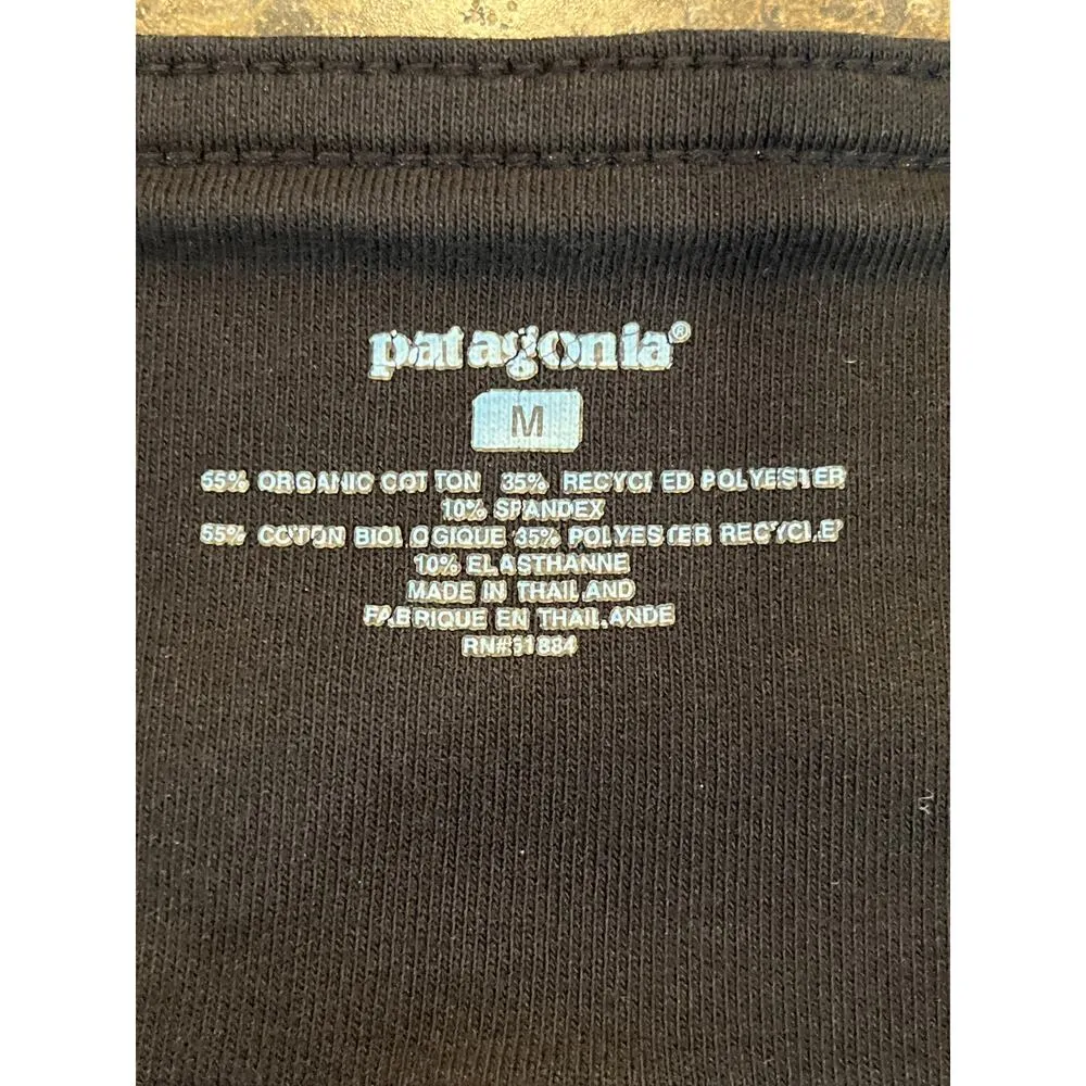 Patagonia Black Crossover Front Pull On Athleisure Skirt Size Medium - Image 3