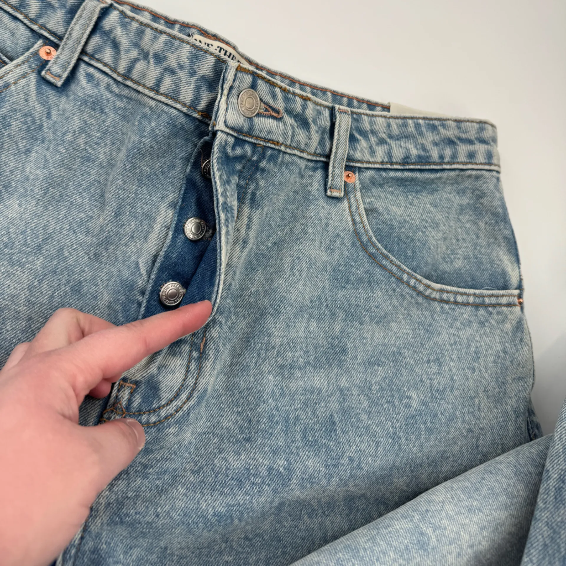 We The Free Deep Trance Mid Rise Dropped Boyfriend Jeans Size 31 NWT - Image 5