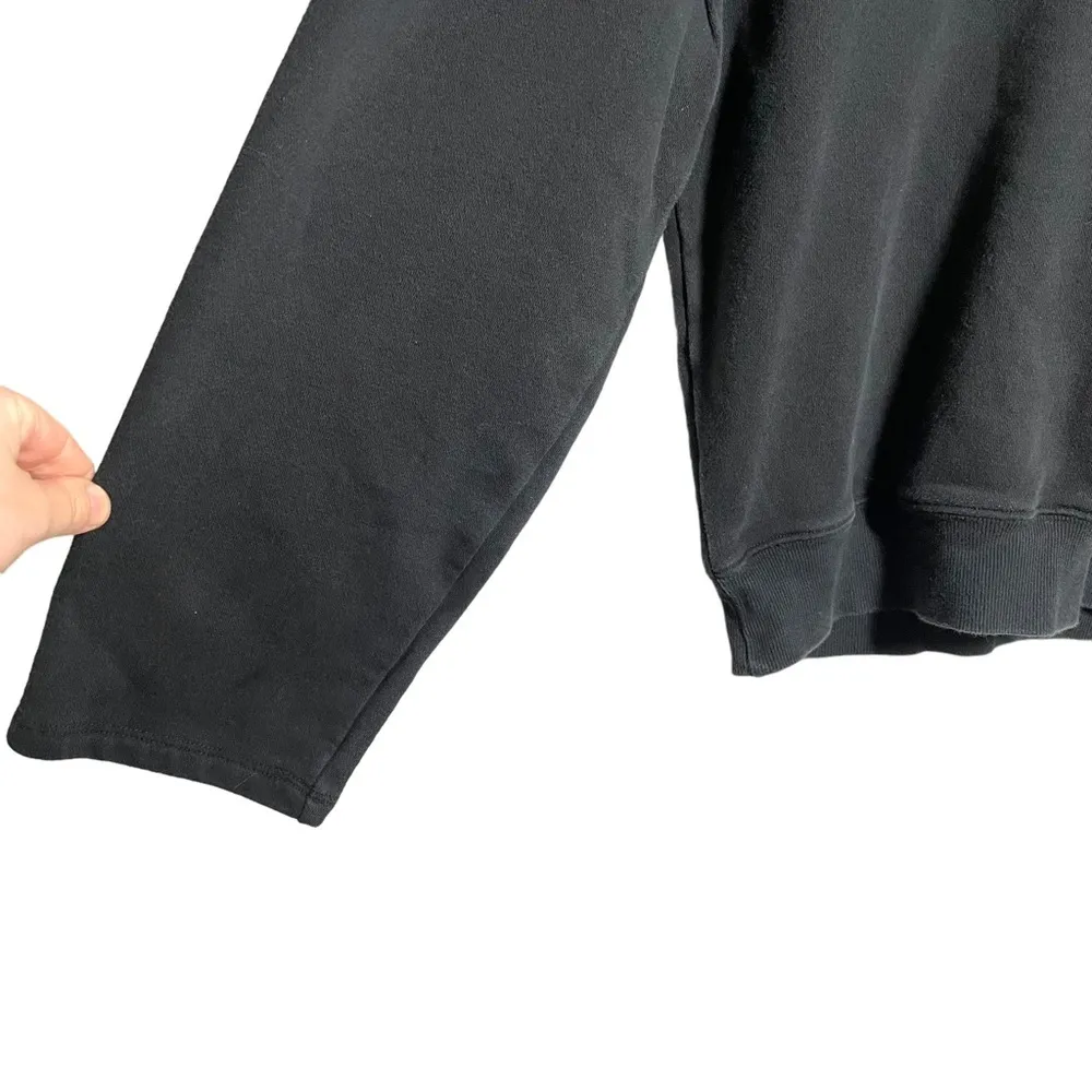 Good American Summer Crew Sweatshirt in Black Size 0 (XS) - Image 6