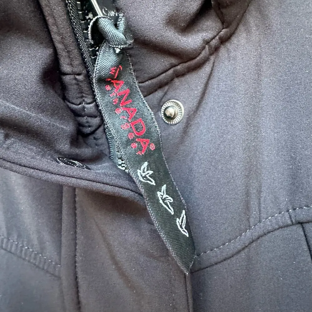 Canada Weathergear Black Patch Softshell Jacket Medium - Image 5