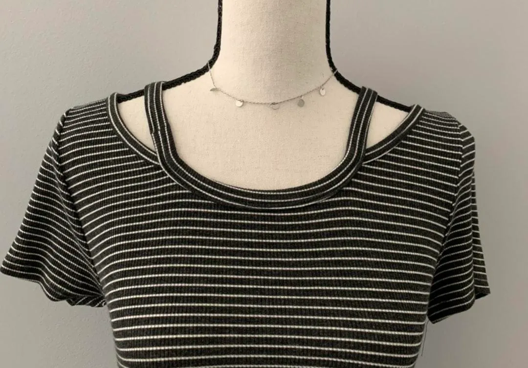 Striped T-Shirt Dress - Image 3