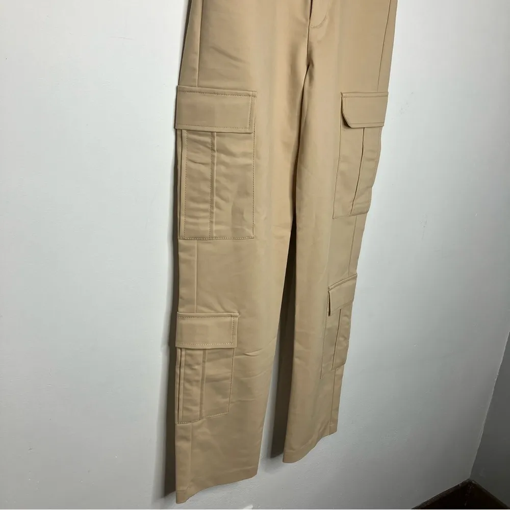 Zara double cargo pants cream size‎ XS - Image 3