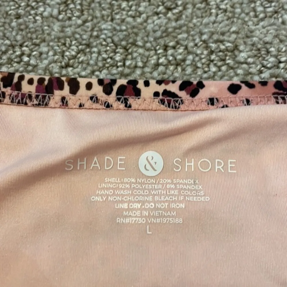 NWOT- Shade & Shore Animal Print High Waist Cheeky Bikini Bottoms - Image 7