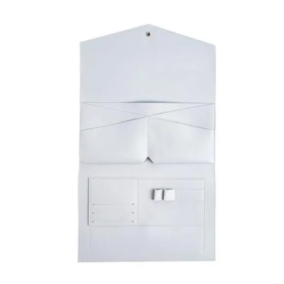 Glass Ladder & Co gray Megan vegan leather portfolio clutch - Image 4