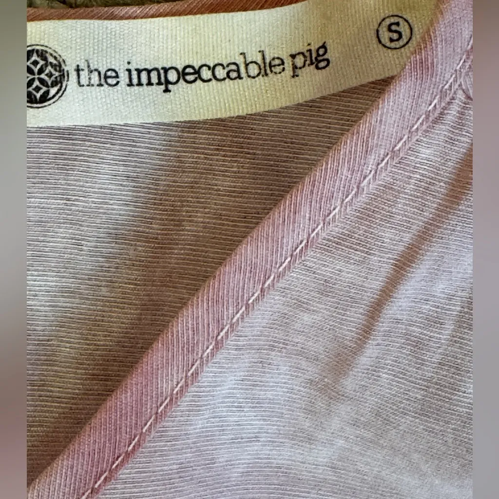 The Impeccable Pig Pink Tiered woman’s Dress Size Small - Image 6