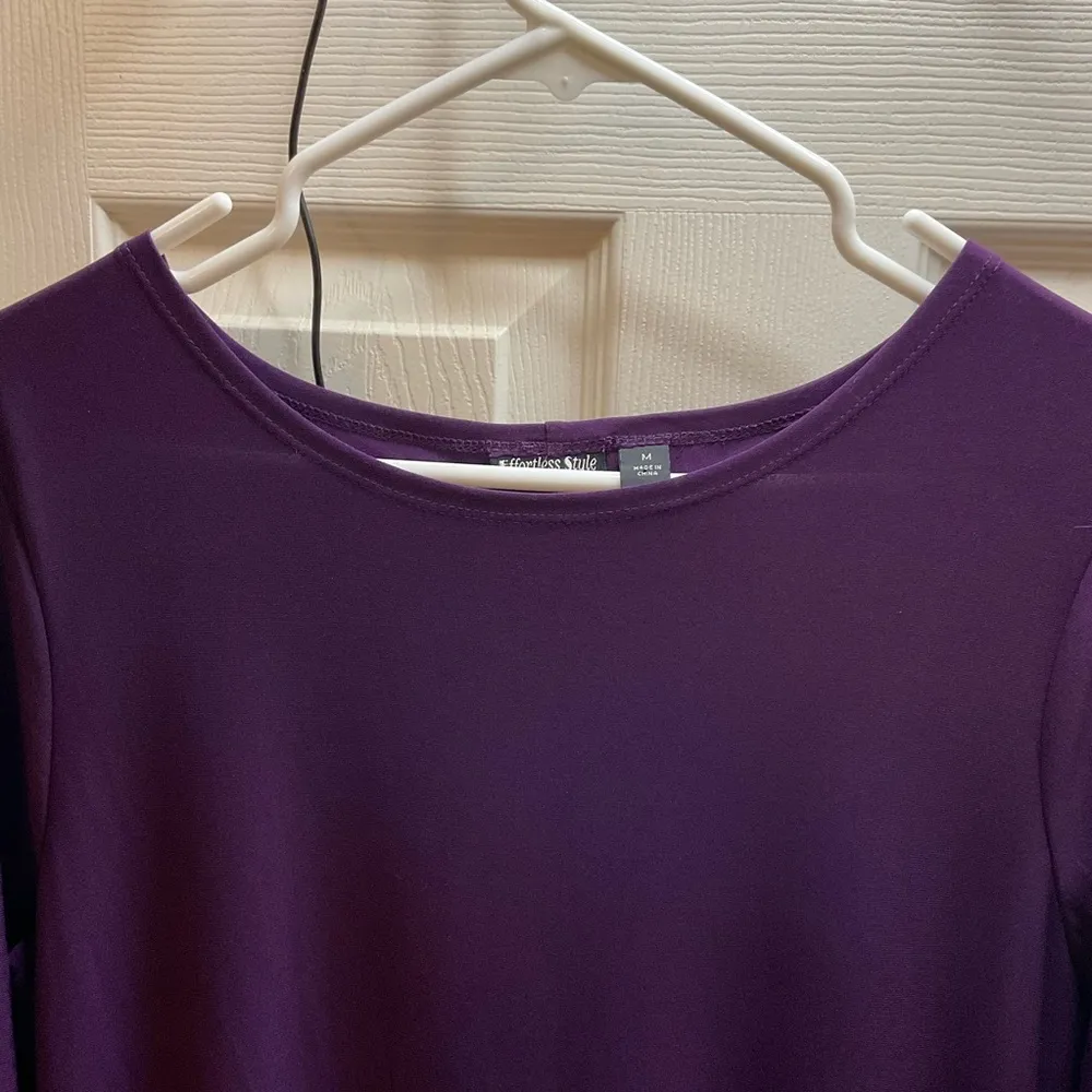 Effortless style purple dress size medium - Image 5