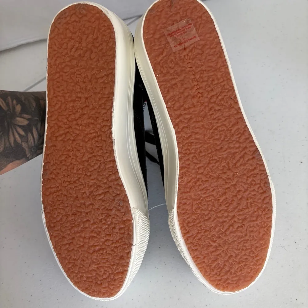 NWT  2790 Nappa Platform Sneakers, Black, Size 9 women - Image 7