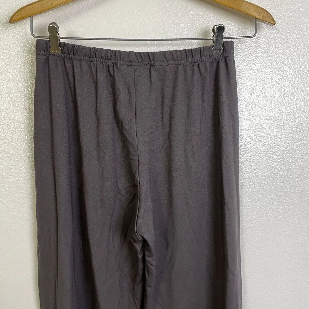 Bryn Walker Modal Wide Leg Pants Brown Pull On Stretch Womens Medium - Image 5