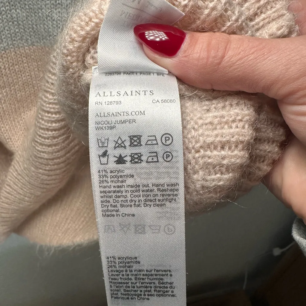 All Saints Nicoli Multicolor Striped Sweater - Image 7