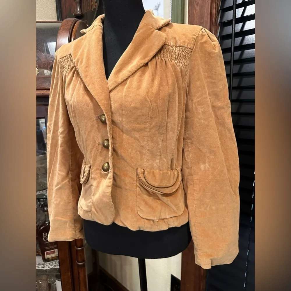 Work To Weekend Corduroy Jacket Blazer Button Down - Image 2