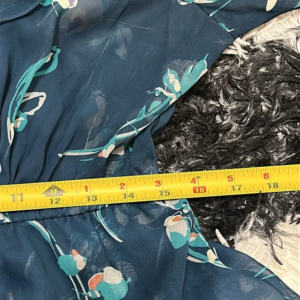 LC Lauren Conrad Pretty Pleats Layered Dress, Ballard Blue, Sz 10, NWT - Image 10