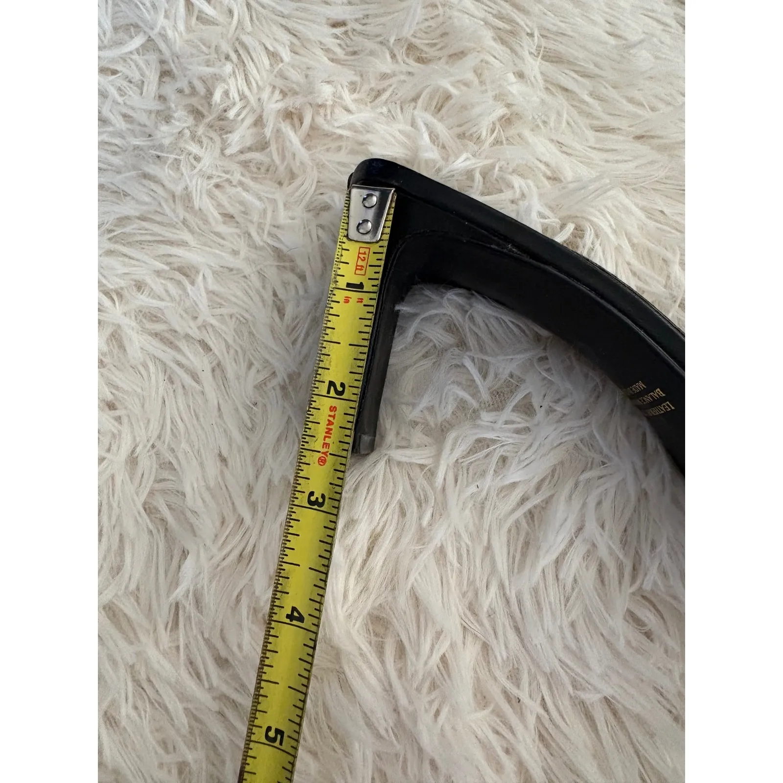 Leslie Fay Black and White Woven Mules Heels Square‎ Toe Retro 9 - Image 9