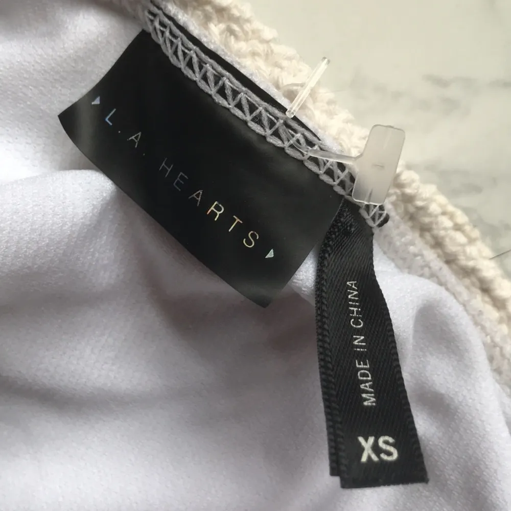 LA Hearts Crochet One Piece Swimsuit - Image 3