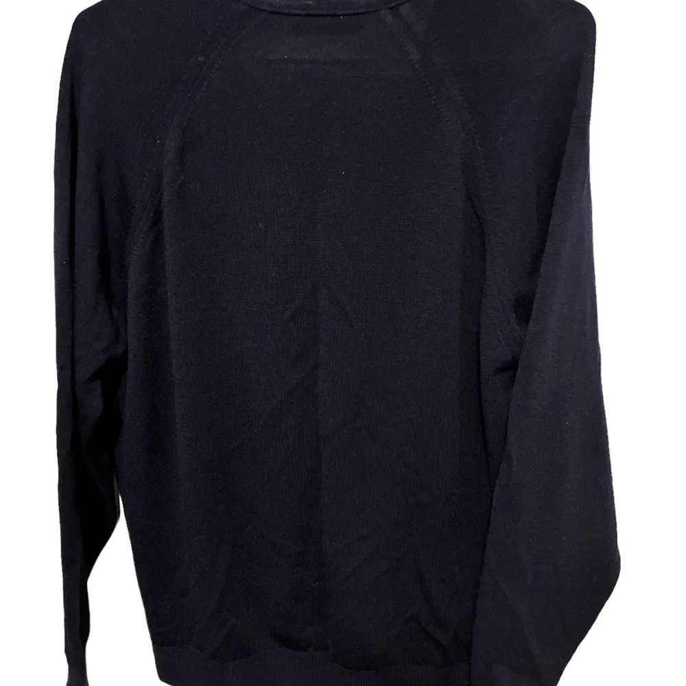 Edinburg blue long sleeve lambs wool cardigan measurements in pictures - Image 11