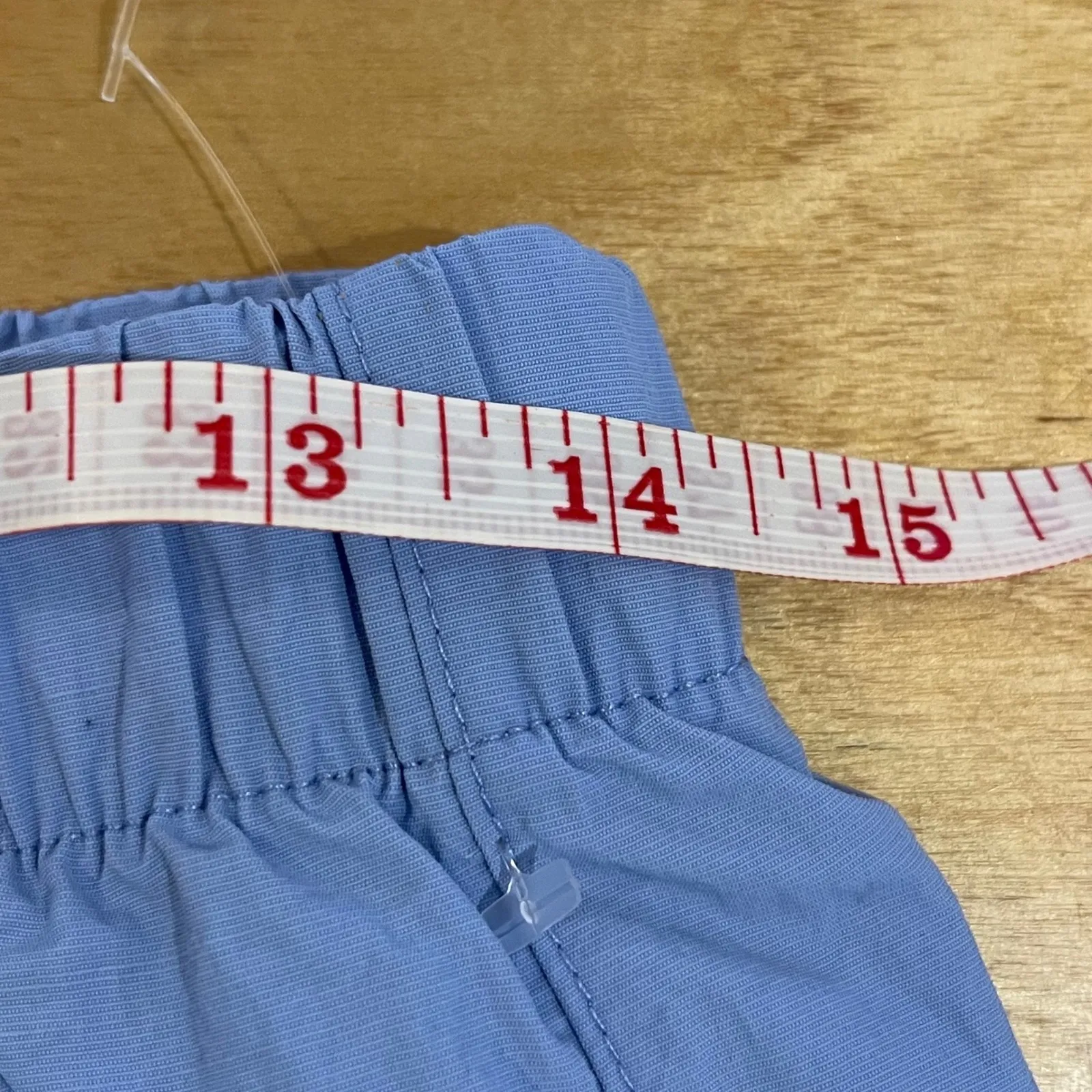 WILO THE LABEL Women's Light Blue Nylon Cargo Pants Drawstring Ankle Size XS - Image 8